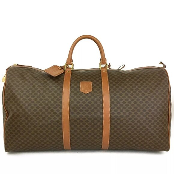 CELINE Macadam PVC Boston Travel Hand Bag - Picture 1 of 10